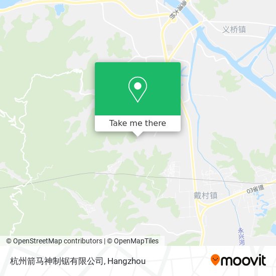 杭州箭马神制锯有限公司 map