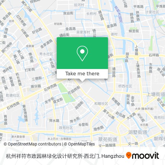 杭州祥符市政园林绿化设计研究所-西北门 map