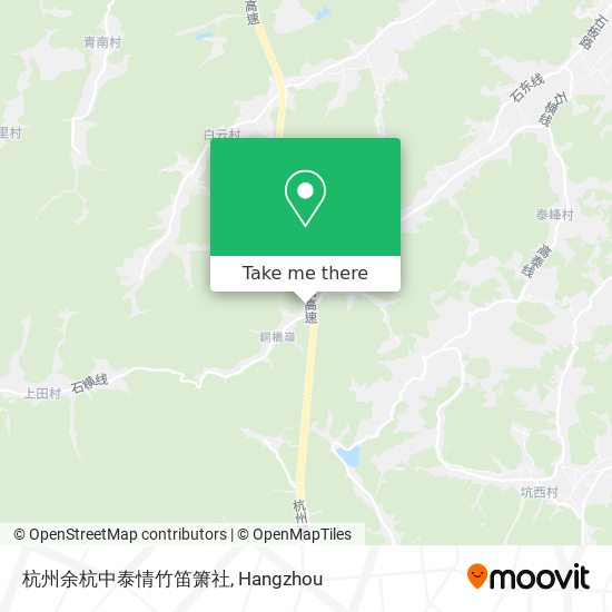 杭州余杭中泰情竹笛箫社 map