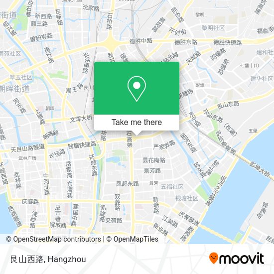 艮山西路 map