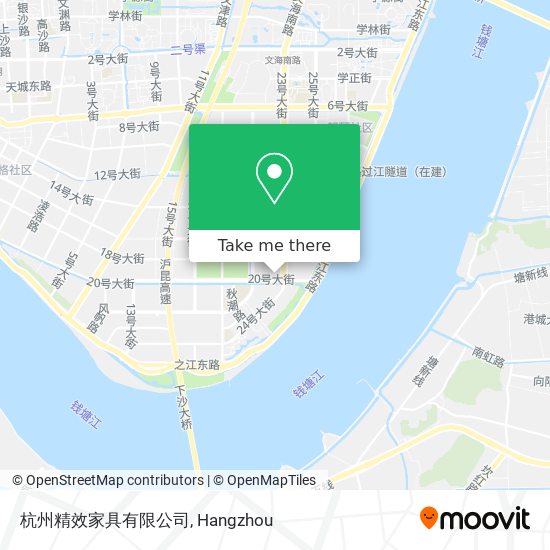 杭州精效家具有限公司 map