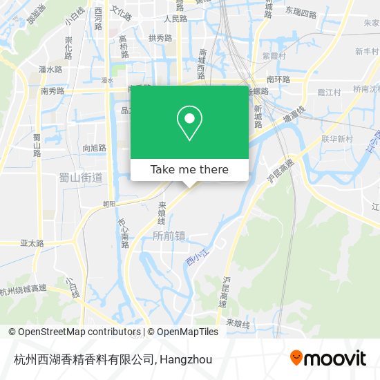杭州西湖香精香料有限公司 map