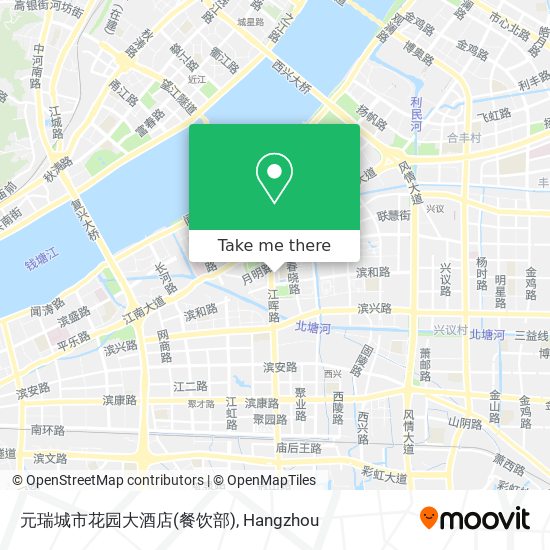元瑞城市花园大酒店(餐饮部) map