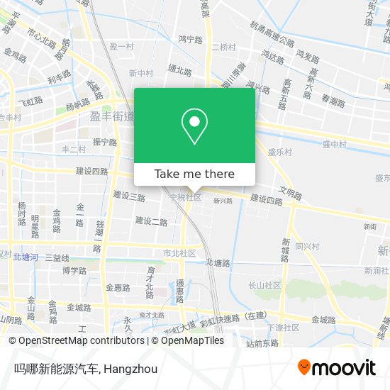 吗哪新能源汽车 map
