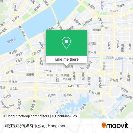 耀江影视传媒有限公司 map