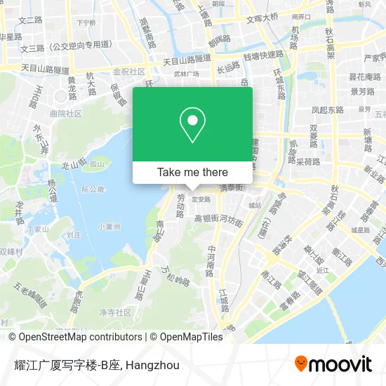 耀江广厦写字楼-B座 map