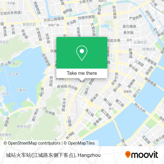 城站火车站(江城路东侧下客点) map