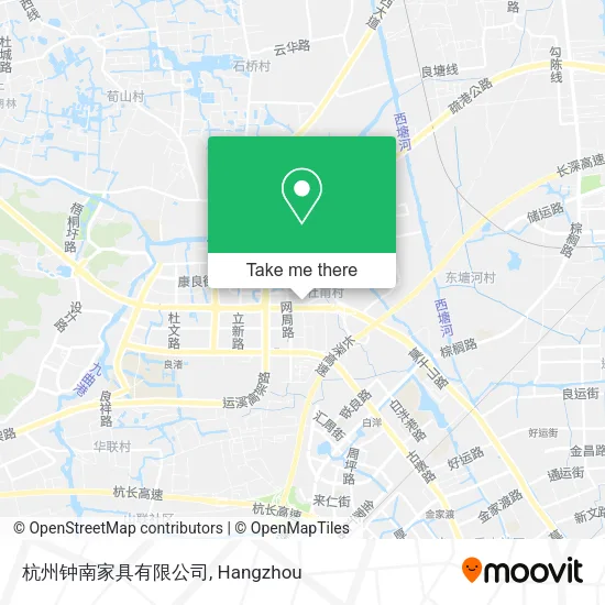杭州钟南家具有限公司 map