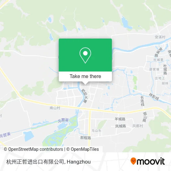杭州正哲进出口有限公司 map