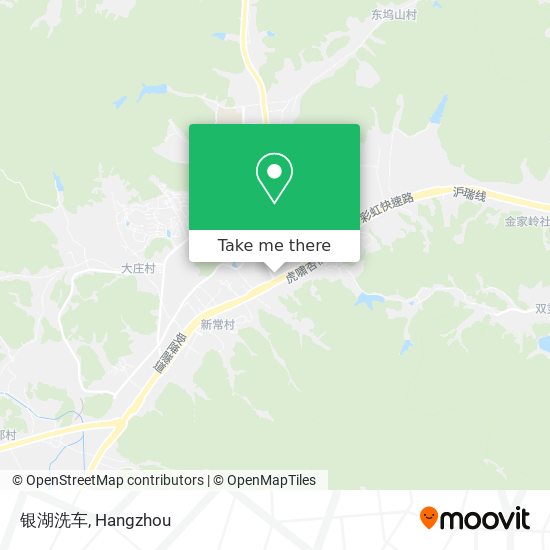 银湖洗车 map