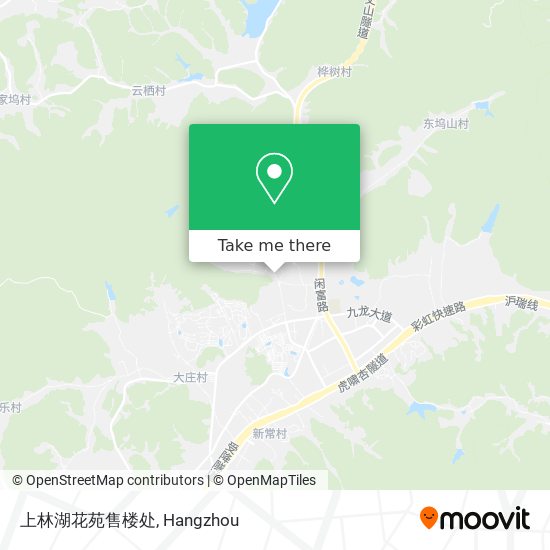 上林湖花苑售楼处 map