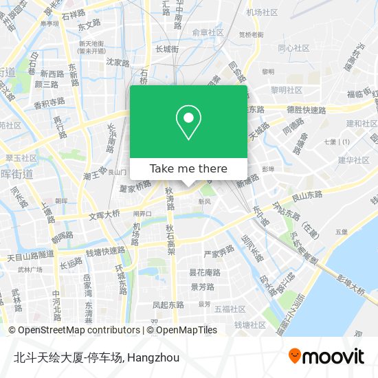 北斗天绘大厦-停车场 map