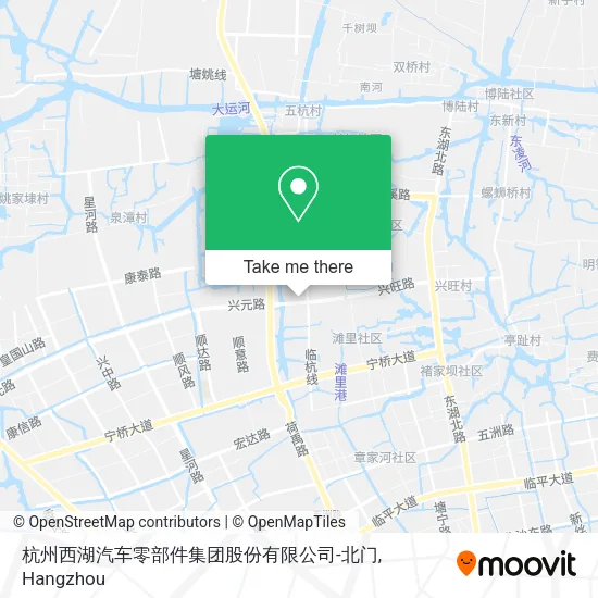 杭州西湖汽车零部件集团股份有限公司-北门 map