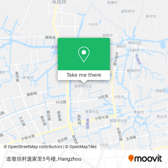 道墩坝村庞家里5号楼 map