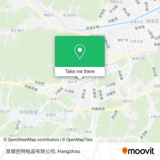 星耀照明电器有限公司 map