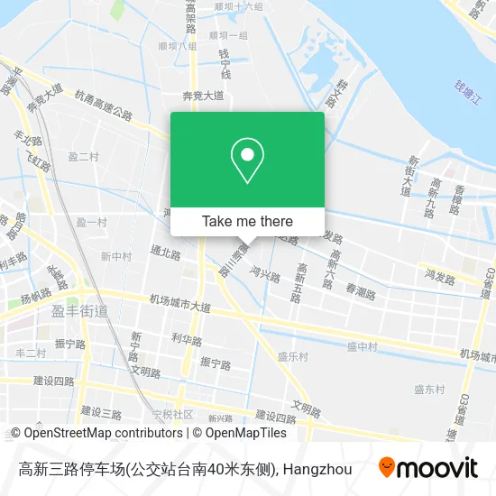 高新三路停车场(公交站台南40米东侧) map