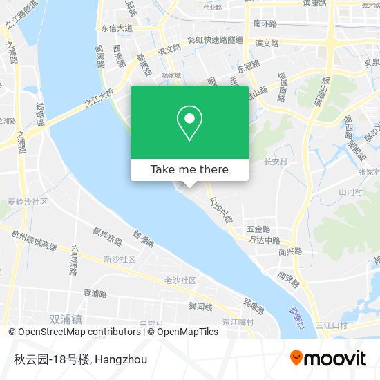 秋云园-18号楼 map