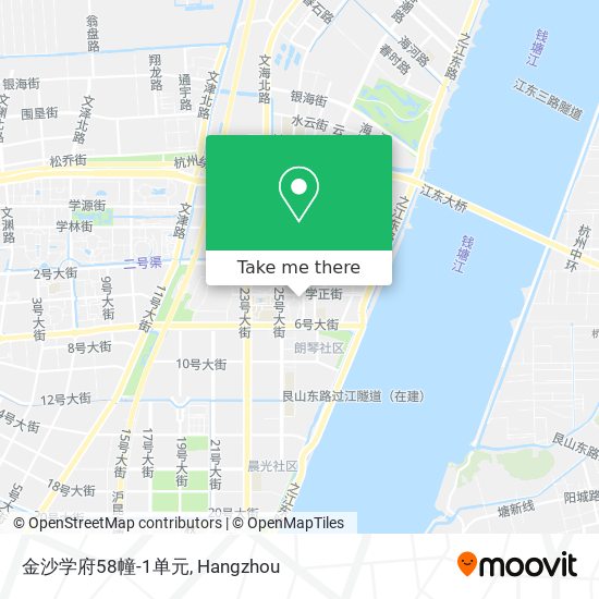 金沙学府58幢-1单元 map