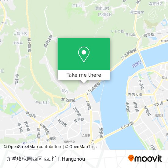 九溪玫瑰园西区-西北门 map
