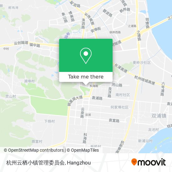 杭州云栖小镇管理委员会 map