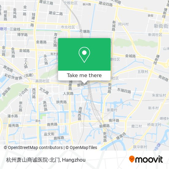 杭州萧山商诚医院-北门 map