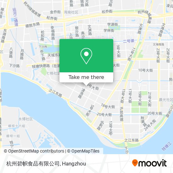 杭州碧帜食品有限公司 map