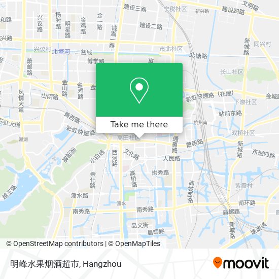 明峰水果烟酒超市 map