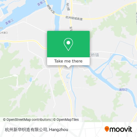 杭州新华织造有限公司 map
