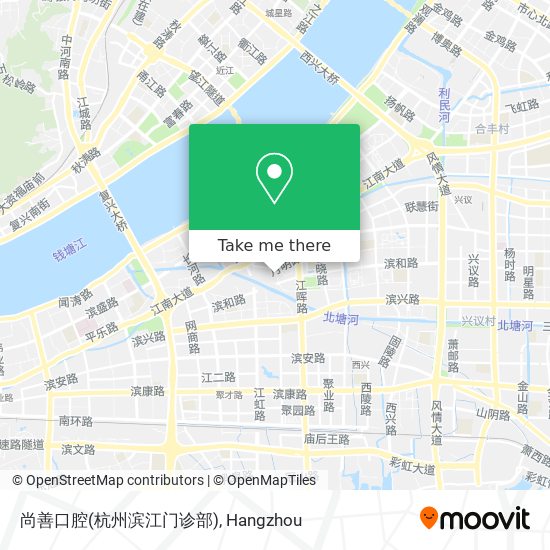 尚善口腔(杭州滨江门诊部) map
