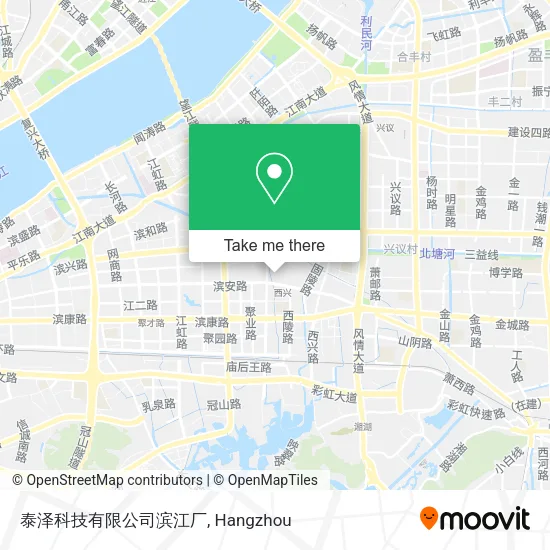 泰泽科技有限公司滨江厂 map