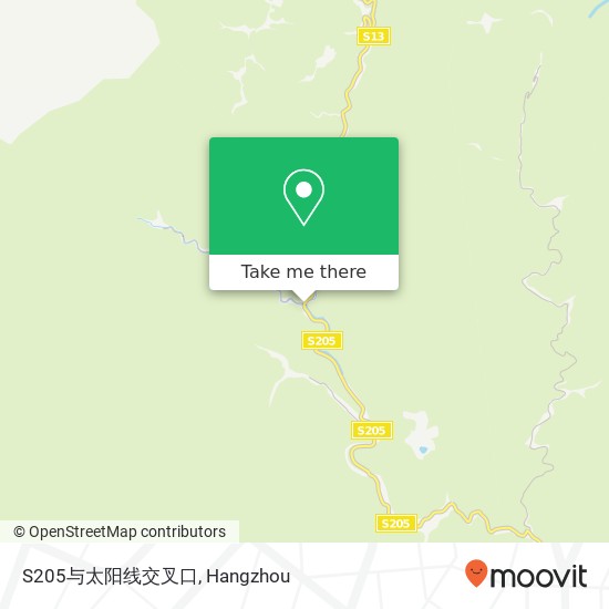 S205与太阳线交叉口 map