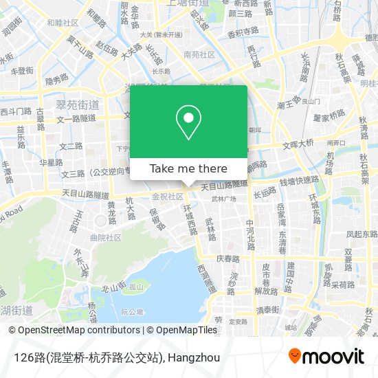 126路(混堂桥-杭乔路公交站) map