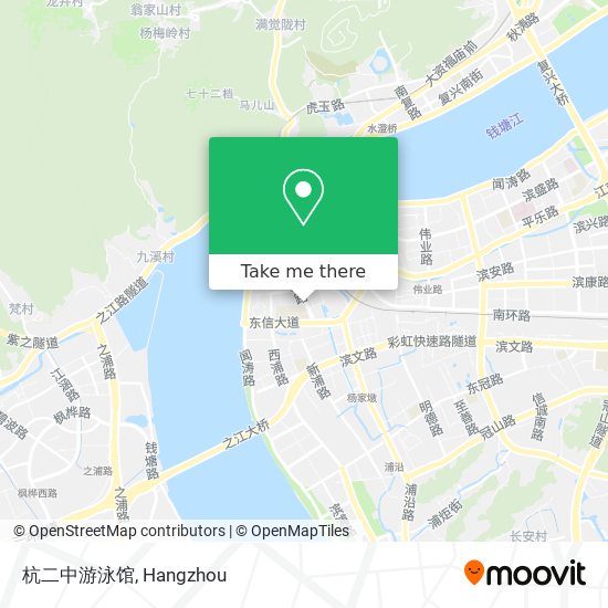 杭二中游泳馆 map