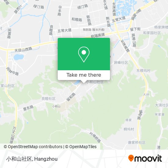 How To Get To 小和山社区in 西湖区by Bus