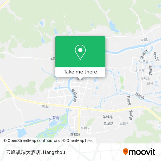 云峰凯瑞大酒店 map