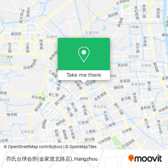 乔氏台球会所(金家渡北路店) map