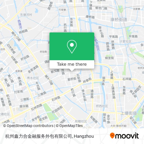 杭州鑫力合金融服务外包有限公司 map