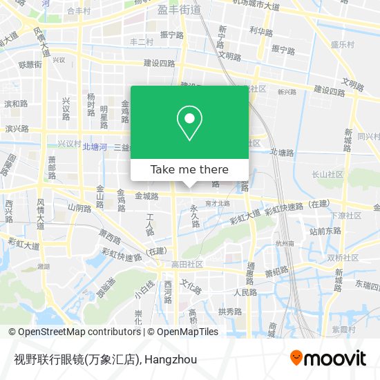 视野联行眼镜(万象汇店) map