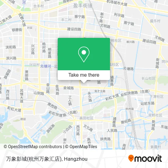 万象影城(杭州万象汇店) map
