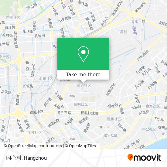 同心村 map