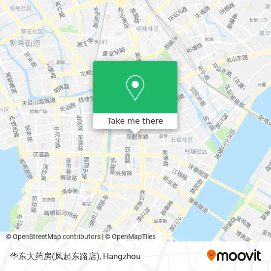 华东大药房(凤起东路店) map