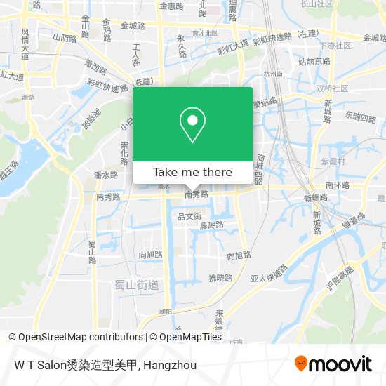W T Salon烫染造型美甲 map
