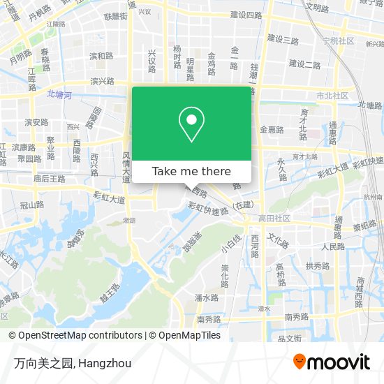 万向美之园 map