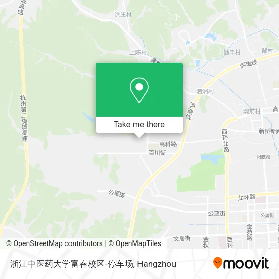 浙江中医药大学富春校区-停车场 map