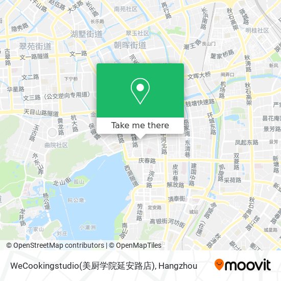 WeCookingstudio(美厨学院延安路店) map