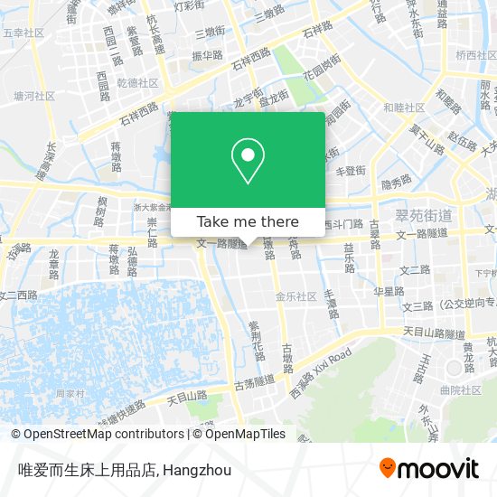 唯爱而生床上用品店 map
