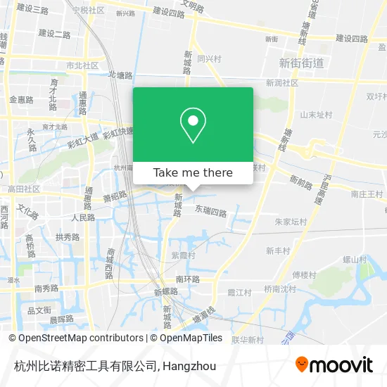 杭州比诺精密工具有限公司 map