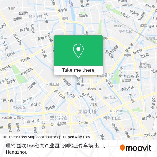 理想·丝联166创意产业园北侧地上停车场-出口 map