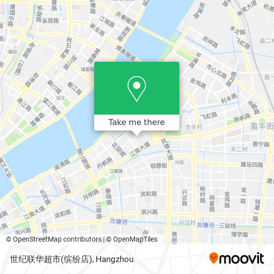 世纪联华超市(缤纷店) map