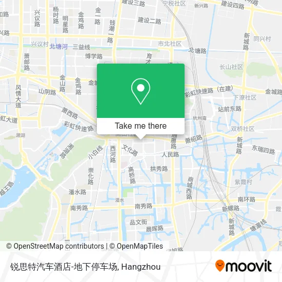 锐思特汽车酒店-地下停车场 map